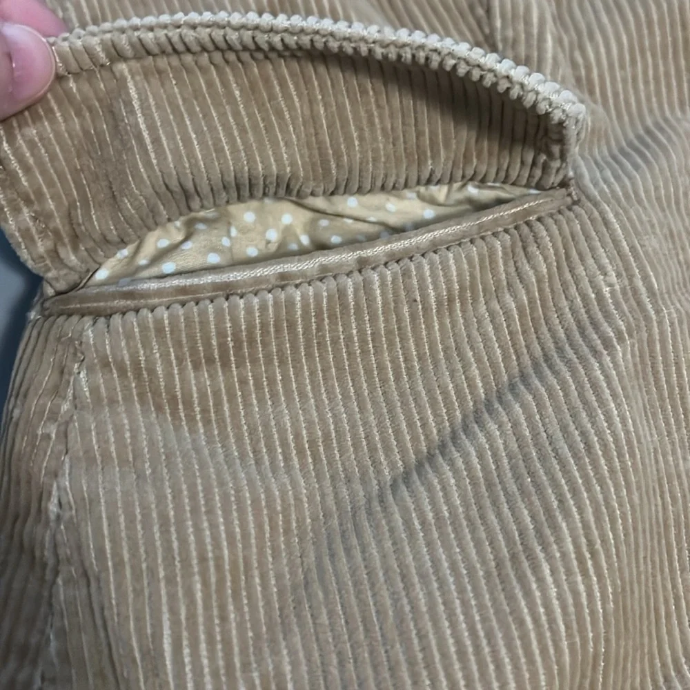 JCrew Vintage Corduroy Blazer Tan Size Small